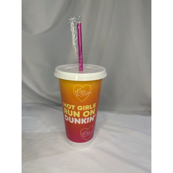 Dunkin' Donuts Other - Rare Reusable Dunkin' Megan thee stallion Hot Girls Run On Dunkin Cup